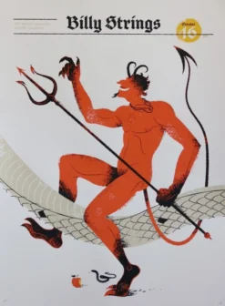 Billy Strings - 2021 Delicious Design League Poster Denver, CO 10/16 AP Colorado