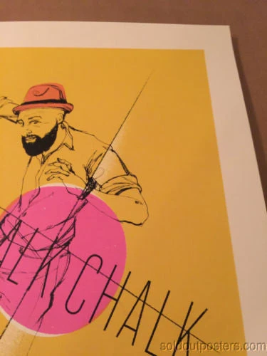 Sidewalk Chalk - 11/9/2012 Delicious Design Poster Print Lola St. Louis Gig Posters