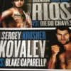 Sold Out Posters Brandon Bam Bam Rios Vs. Diego Chaves HBO Boxing Fight Poster Print Kovalev