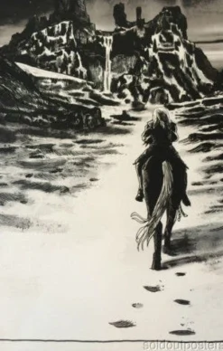 Game Of Thrones Gift For The Night's King - Tim Doyle Poster Print Black & White