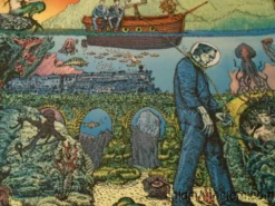 Umphrey’s McGee - 2015 David Welker Poster St. Augustine Amphitheater FL AP Gig Posters