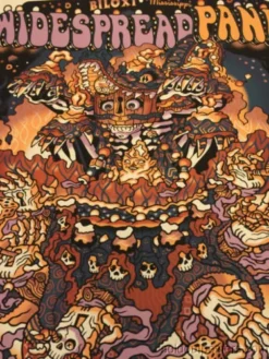 Gig Posters Widespread Panic 2014 Guy Burwell Poster Print Mississippi Coast Coliseum Biloxi