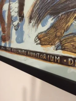 The Black Keys - 2010 Dan Grzeca Poster Framed Denver, CO Fillmore Colorado