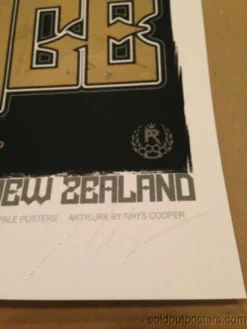 Queens Of The Stone Age - 2014 Rhys Cooper Poster NIN QOTSA Vector Arena Auc