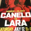 Sold Out Posters Canelo Vs. Lara Poster Print Boxing PPV MGM Grand Las Vegas 7/12/2014