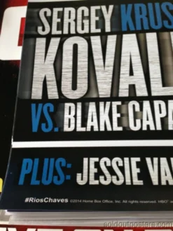 Sold Out Posters Brandon Bam Bam Rios Vs. Diego Chaves HBO Boxing Fight Poster Print Kovalev