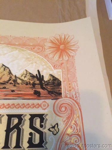 The Avett Brothers - 2014 Zeb Love Poster Print Shrine Auditorium Los Angeles Gig Posters