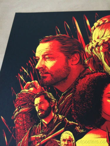 Game Of Thrones House Targaryen - Joshua Budich Poster Print SIGNED #'d/200