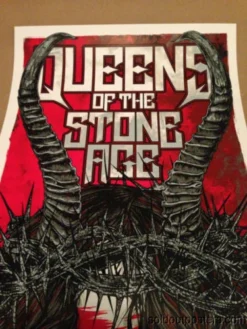 Queens Of The Stone Age - 2014 Rhys Cooper Poster NIN QOTSA Rod Laver Melbou