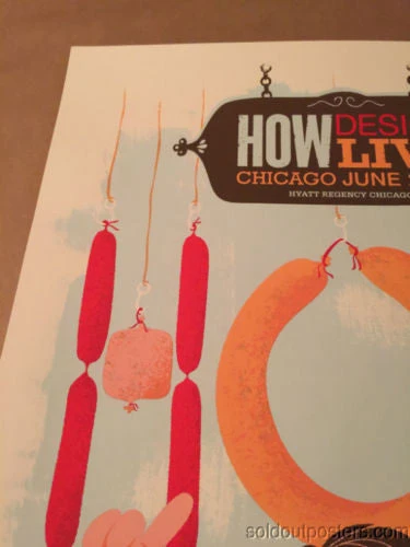 How Design Live - Delicious Design Poster Print Chicago, IL Hot Dog Screen Print Art Prints