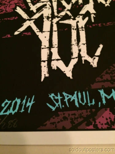 Queens Of The Stone Age - 2014 Poster Print Brad Klausen St Paul MN QOTSA