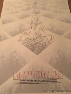 The Appleseed Cast - 3/19/2010 Delicious Design Poster Print Chicago, IL Bottom