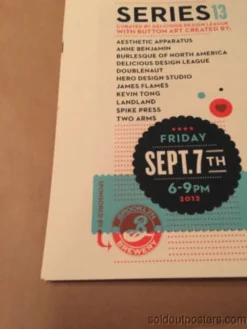 Art Prints Busy Beaver Button Co. - 2012 Delicious Design Poster Print Chicago, IL