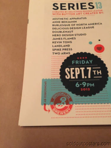 Art Prints Busy Beaver Button Co. - 2012 Delicious Design Poster Print Chicago, IL