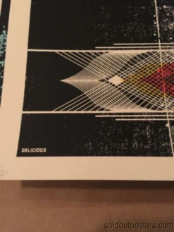 Mates Of State - 6/22/10 Lincoln Hall Delicious Design Poster Print Chicago, IL