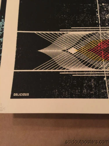 Mates Of State - 6/22/10 Lincoln Hall Delicious Design Poster Print Chicago, IL