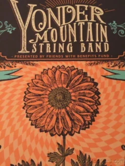 Yonder Mountain String Band - 2014 Status Serigraph Poster Augusta GA Jessye Nor Gig Posters