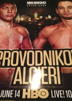Sold Out Posters Provodnikov Vs. Algieri 2014 Poster Print HBO Boxing After Dark 6/14/2014