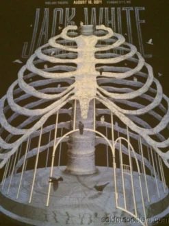 Jack White - 2014 DKNG Poster Print 1st Edition Midland Theater Kansas City Gig Posters