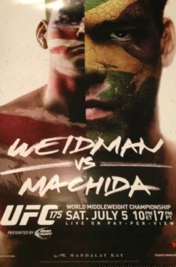 Sold Out Posters UFC 175 - 2014 Poster Weidman Vs. Machida World Middle Weight Championship