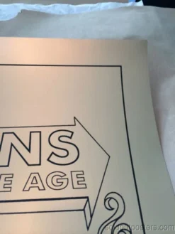 Queens Of The Stone Age - 2014 Justin Hampton Poster Print QOTSA Portland, GOLD