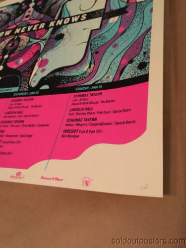 Art Prints Tomorrow Never Knows - 2014 Delicious Design Poster Print Chicago, IL