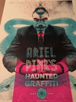 Chicago, IL Ariel Pink's - Delicious Design Poster Print Chicago IL Haunted Graffiti Dallas