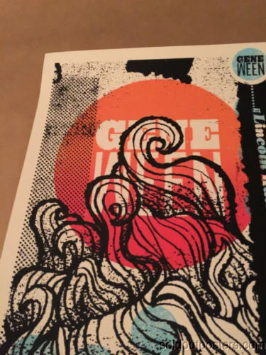 Geen Ween - 2/13/10 Lincoln Hall Delicious Design Poster Print Chicago, IL