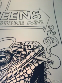 Queens Of The Stone Age - 2014 Justin Hampton Poster Print QOTSA Portland, GOLD