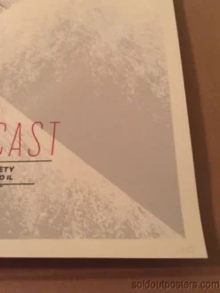 The Appleseed Cast - 3/19/2010 Delicious Design Poster Print Chicago, IL Bottom