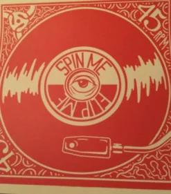 Spin Me Flip Me - 2014 Art Print Nick Perry Hand Signed Edition Of X/9 No Vinyl Gig Posters