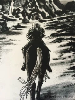 Game Of Thrones Gift For The Night's King - Tim Doyle Poster Print Black & White