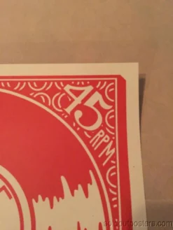 Spin Me Flip Me - 2014 Art Print Nick Perry Hand Signed Edition Of X/9 No Vinyl Gig Posters