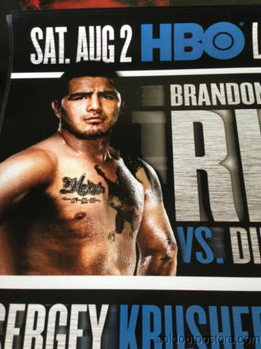 Sold Out Posters Brandon Bam Bam Rios Vs. Diego Chaves HBO Boxing Fight Poster Print Kovalev
