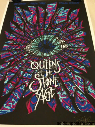 Queens Of The Stone Age - 2014 Brad Klausen San Antonio Signed #'d Poster