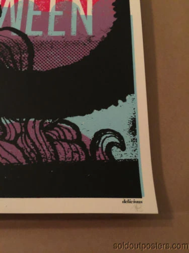 Geen Ween - 2/13/10 Lincoln Hall Delicious Design Poster Print Chicago, IL