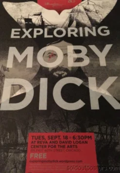 Exploring Moby Dick - Delicious Design Poster Print Chicago, IL David Logan Art