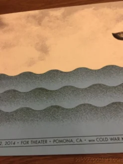 Jack White - 2014 Rob Jones Poster Print Fox Theater Pomona, CA Hand Signed #ed