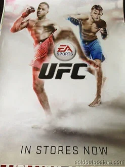 Sold Out Posters UFC Poster Print MMA Mixed Martial Arts EA Sports Promo Poster