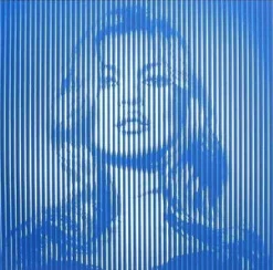 Fame Moss Kate Moss - 2015 Mr. Brainwash Poster Print BLUE ON BLUE Ed Of 65 MBW Mr Brainwash