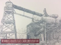 Gig Posters The World Is A Beautiful Place & I Am No Longer Afraid To Die - 2015 Landland Po