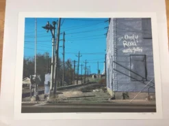 Woody Guthrie My Dusty Road - 2009 Dan MacAdam Crosshair Poster Art Print Gig Posters