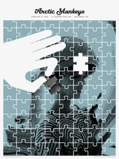 Arctic Monkeys - 2014 Third Alert Designs Poster Columbus Gig Posters