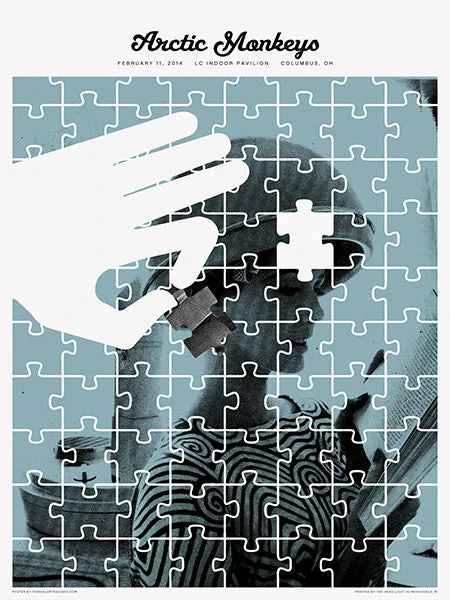 Arctic Monkeys - 2014 Third Alert Designs Poster Columbus Gig Posters