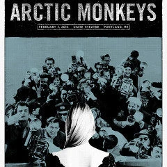 Arctic Monkeys - 2014 Third Alert Designs Poster Portland