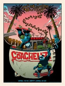 Coachella - 2017 Tim Doyle Poster AP Signed Empire Polo Indio, CA