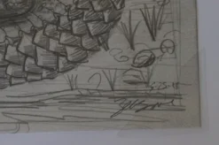 Art Prints The Enormous Crocodile - 2015 Zeb Love Original Sketch Drawing