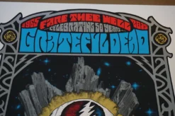Grateful Dead - 2015 Alan Forbes Poster Chicago, IL Steal Your Face