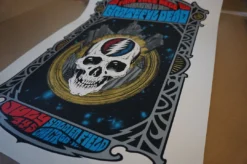 Grateful Dead - 2015 Alan Forbes Poster Chicago, IL Steal Your Face