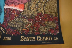 Grateful Dead - 2015 Richey Beckett Poster Santa Clara, CA